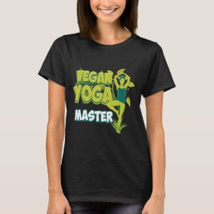 Vegan Yoga Master Cute Meditation Veggie T-Shirt