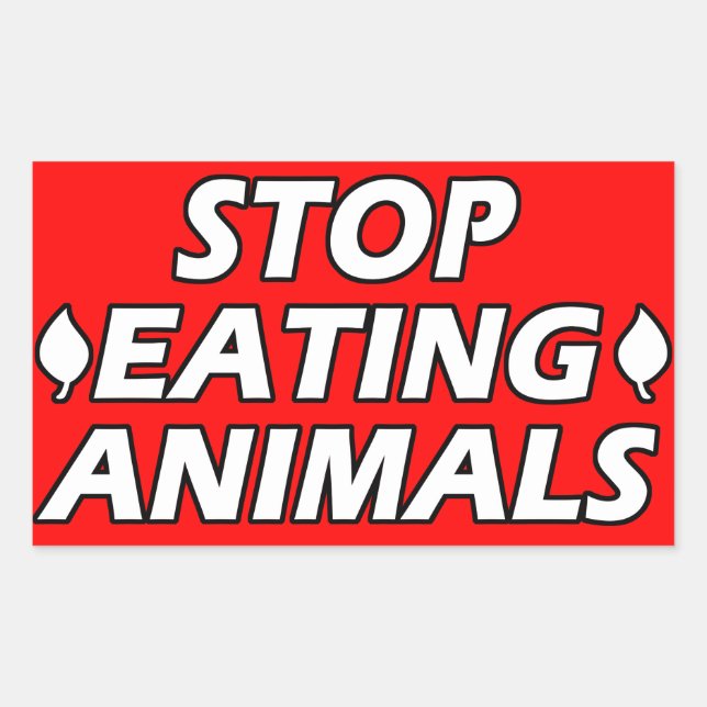 Veganism  | Activism Stickers | Save the Animals (Front)