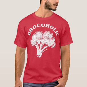 Veganism Brocoholic Broccoli Veggie Vegetarian Pla T-Shirt