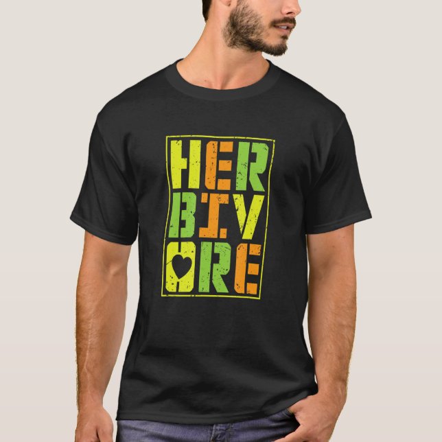Veganism Herbivore T-Shirt (Front)