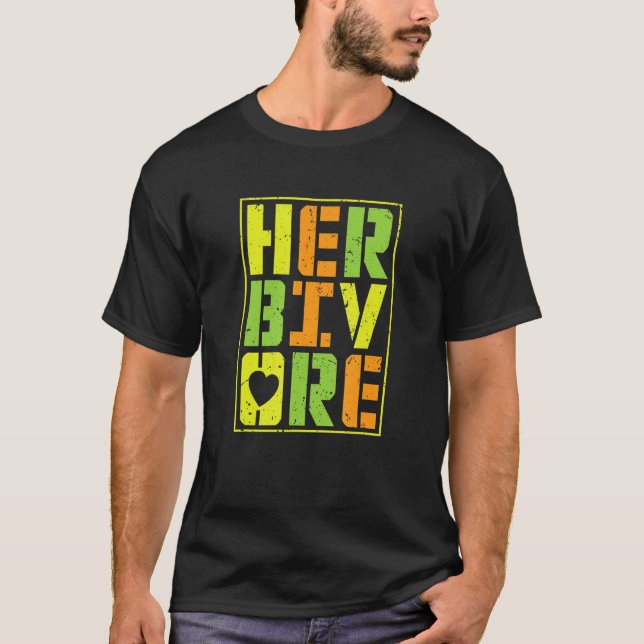 Veganism Herbivore T-Shirt (Front)