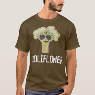 Veganism Meme Kawaii Cauliflower Pun Funny Vegetar T-Shirt