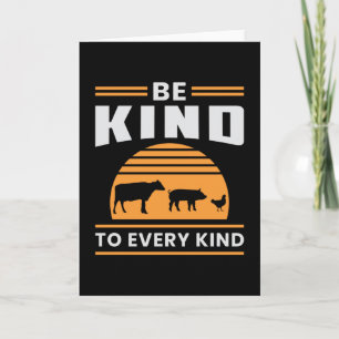 Veganism Vegan Veggie Animal Rights Funny Gift Card