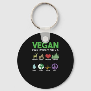 Veganism Vegetarian Foodie Veggies Gifts Vegan For Key Ring