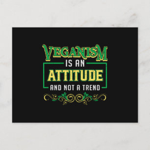 Veganism Vegetarian Vegetables Vegan Gift Idea Postcard