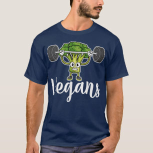 Vegans Funny Broccoli Lover Weight Lifting Vegeta T-Shirt