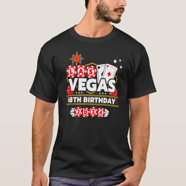 Vegas 88th Birthday - Vegas Birthday - Vegas Birth T-Shirt (Front)