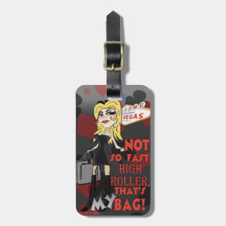 Vegas Baby Luggage Tag - Blonde version
