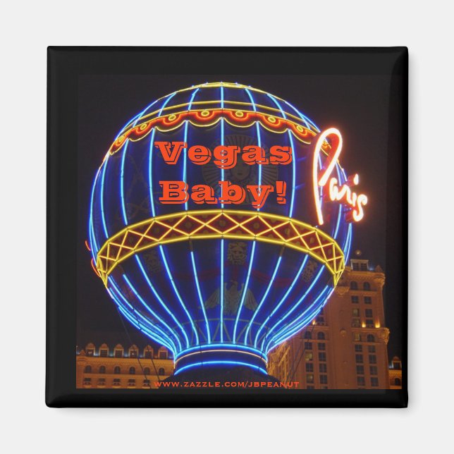 Vegas Baby! Magnet (Front)