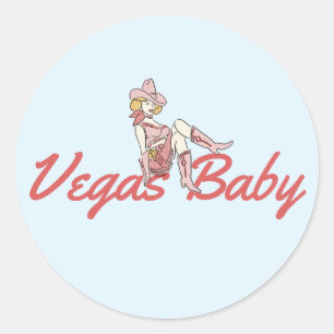 Vegas Baby Sticker 