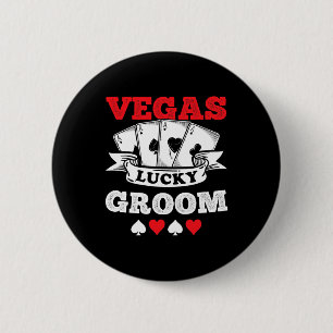 Vegas Bachelor Party Married In Vegas Groom Squad 6 Cm Round Badge