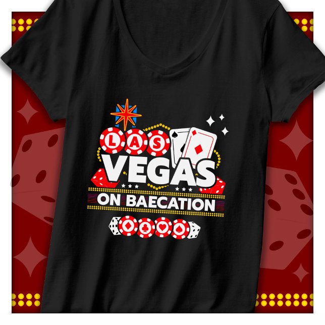 Vegas Baecation Las Vegas Couples Trip Las Vegas T-Shirt (Creator Uploaded)