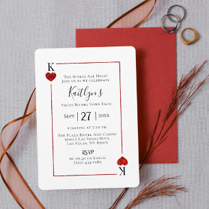 Vegas Before Vows Las Vegas Bachelorette Party Invitation