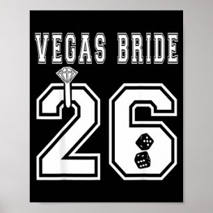 Vegas Bride 2026 Bachelorette Bridal Shower Match Poster