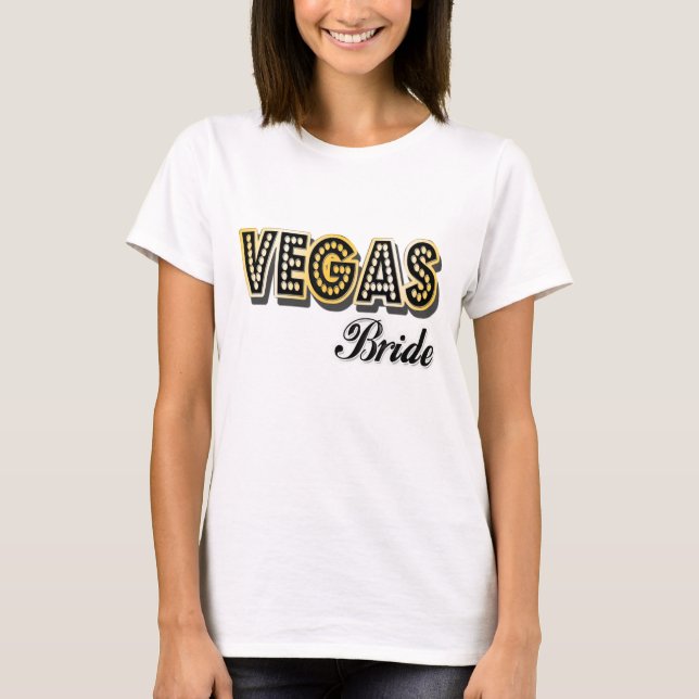 Vegas Bride Long Sleeve Shirt (Front)