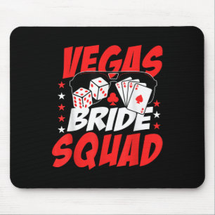 Vegas Bride Squad Wedding Bachelorette Party Mouse Pad