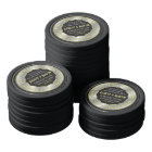 Vegas Casino Gold Silver Wedding Thank You Favour