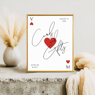 Vegas Casino Playing Card Cards & Gifts Sign