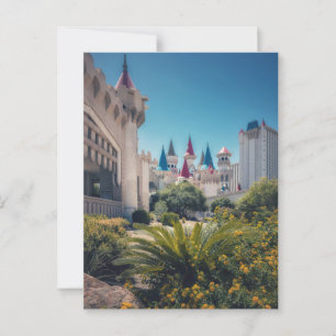 Vegas Castle Hotel Resort Postcard