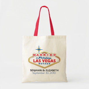Vegas Destination Wedding Commemorative Tote Bag