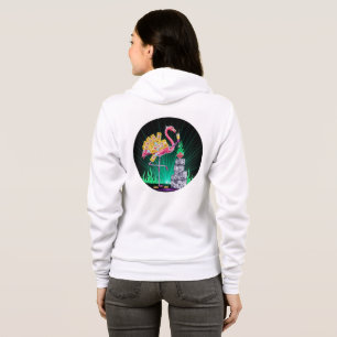 Vegas Flamingo Sparkle Hoodie ✨🎆