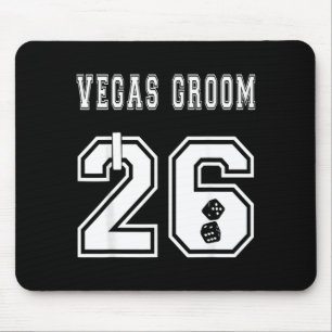 Vegas Groom 2026 Bachelor Bridal Shower Match Mouse Pad