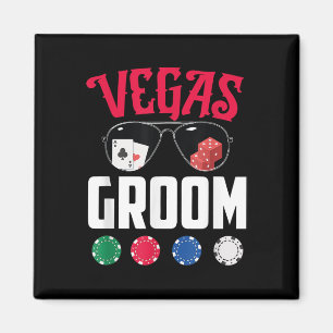 Vegas Groom Bride Engagement Vegas Bachelorette Pa Magnet