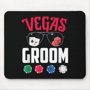 Vegas Groom Bride Engagement Vegas Bachelorette Pa Mouse Pad