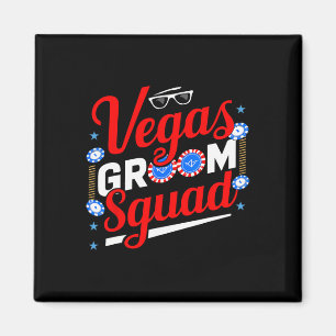 Vegas Groom Squad Vegas Bachelor Party Married In  Magnet