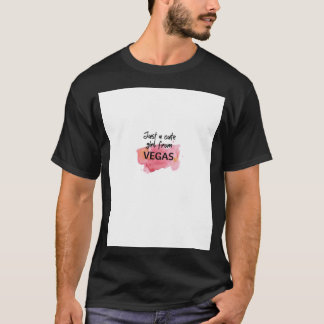 VEGAS (Just a Cute Girl) Graphic  T-Shirt