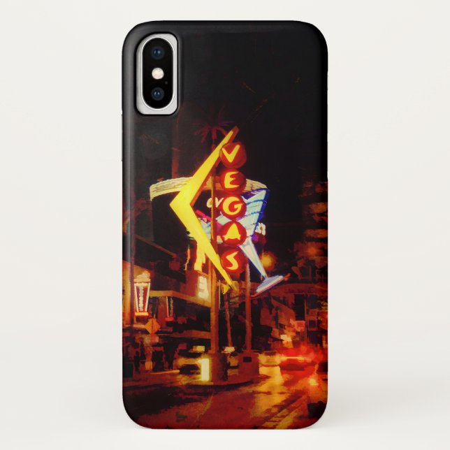 Vegas Nightlife - Las Vegas Nevada Case-Mate iPhone Case (Back)