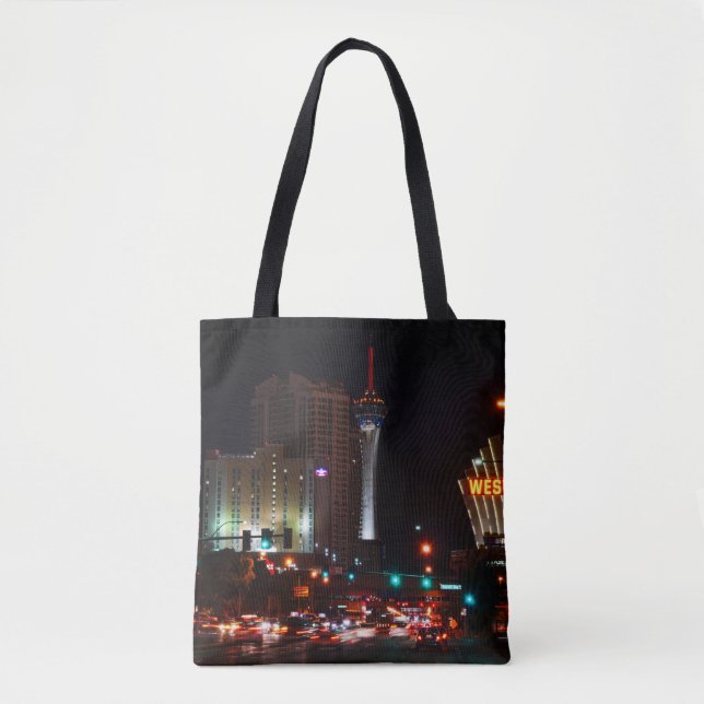 Vegas Paradise Road Tote Bag (Front)