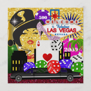 Vegas Party - Casino / Poker - SRF Invitation