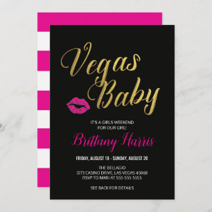 Vegas Party Invitation