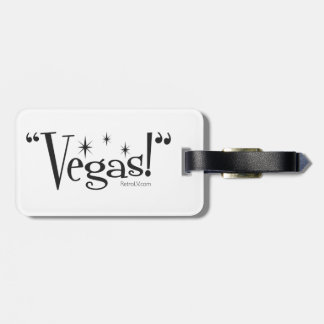 "Vegas!" RetroLV.Com Luggage Tag
