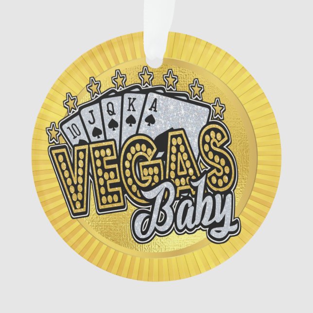 VEGAS - See Back  Ornament (Front)