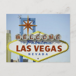 Vegas Sign Daytime Postcard
