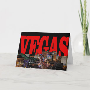 VEGAS Strip Invitation Card