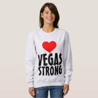 VEGAS STRONG, HEART T-shirts & sweatshirts