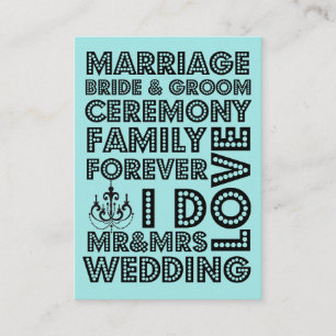 Vegas Style Wedding Invitation Card Inserts