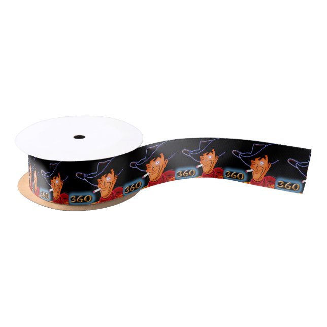 Vegas Vic Ribbon Satin Ribbon (Spool)