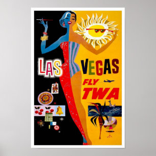Vegas vintage poster