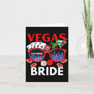Vegas Wedding Bride-Squad 2026 Bachelor Party Card