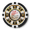 Vegas Wedding Casino white black gold