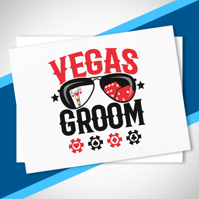 Vegas Wedding - Groom - Vegas Bachelor Party Squad Postcard (Creator Uploaded)