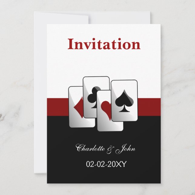 vegas wedding invitation (Front)