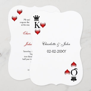 vegas wedding invitation