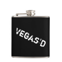 Vegas'D Vinyl Wrapped Flask