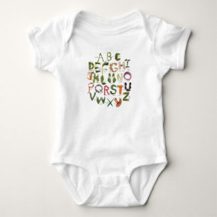 Vegetable Alphabet   Cute veggie clothes for baby Bodysuit