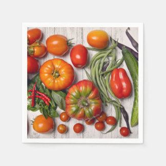 Vegetable and Herb Harvest Napkin